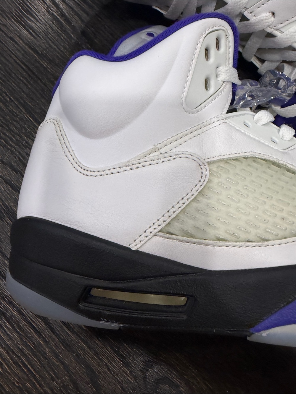 Jordan 5 Dark Concord White Purple Size 12 Preowned - Picture 2 of 10